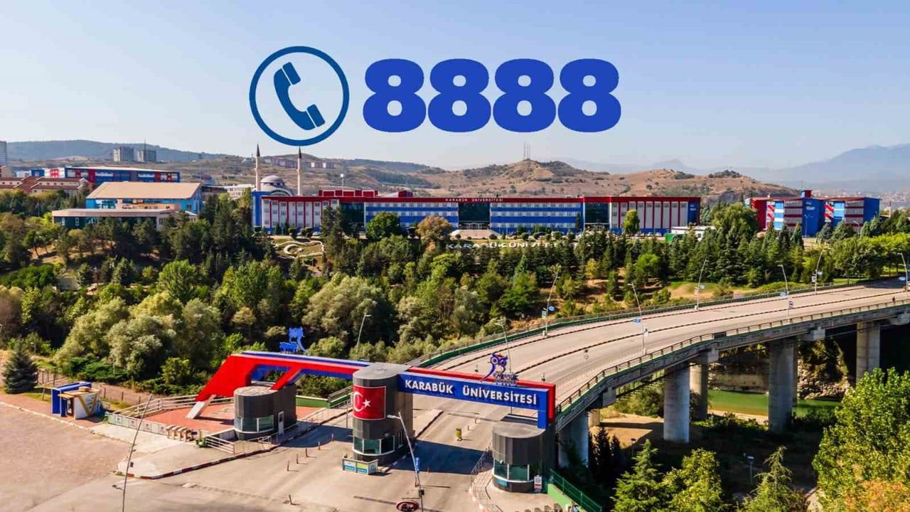 Karabük üniversitesi'nde 8888 hattıyla güvenliğe tek numarayla erişim