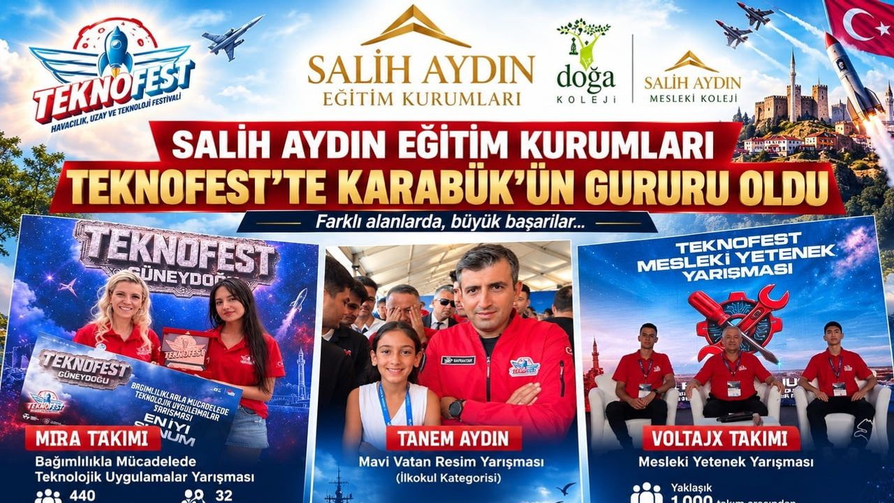Karabüklü gençler TEKNOFEST 2026'da kentin adını duyurdu