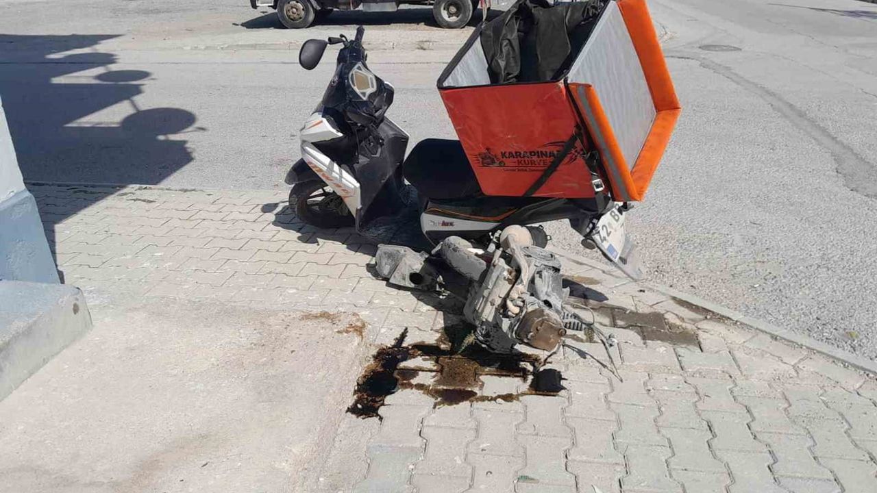 Karapınar'da kavşakta çarpışma: yaralının hayati tehlikesi yok