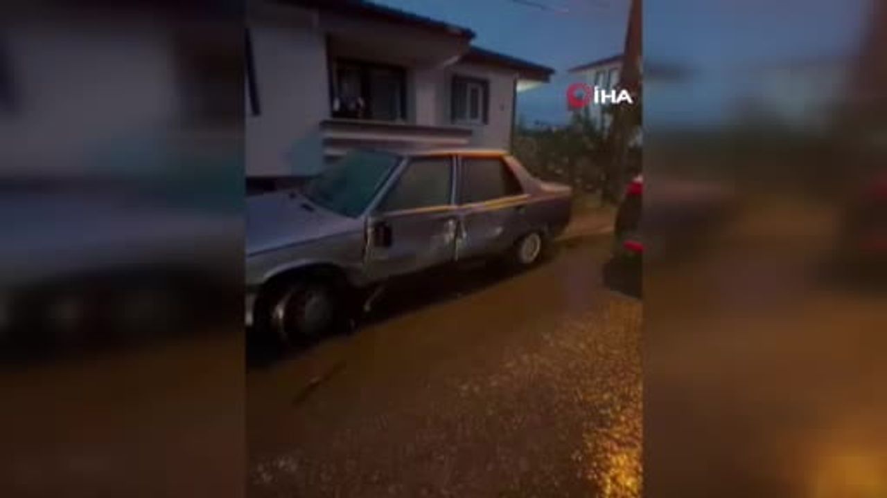 Karasu'da park halindeki araca çarpan otomobil kazasında bir kadın yaşamını yitirdi