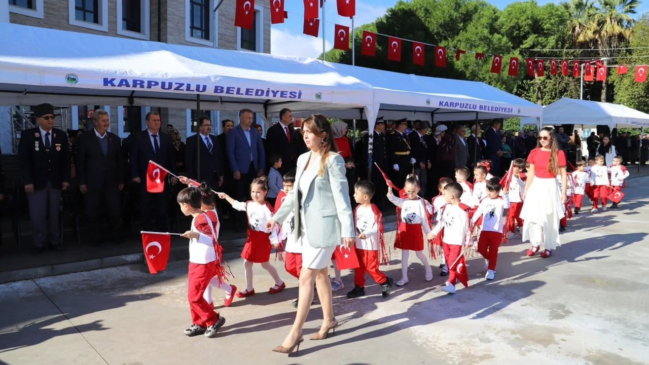 Karpuzlu’da cumhuriyet coşkusu etkinliklerle kutlandı