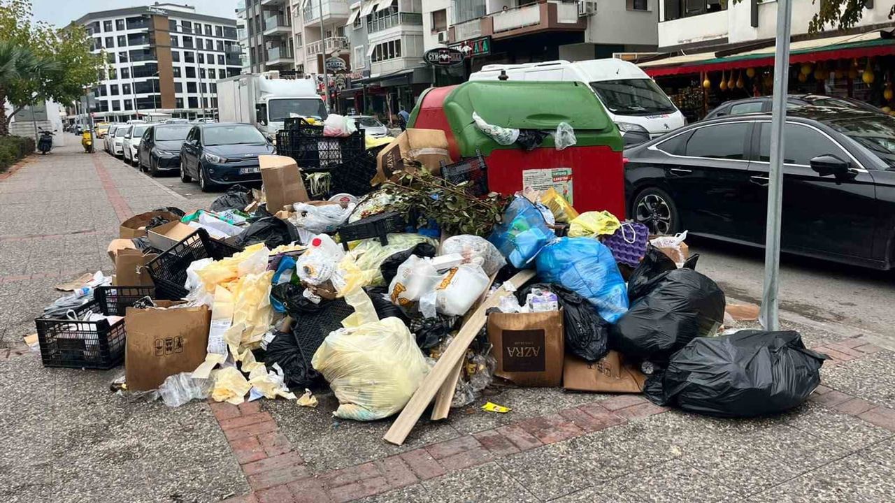 Karşıyaka'da toplanmayan çöpler günlük yaşamı olumsuz etkiliyor