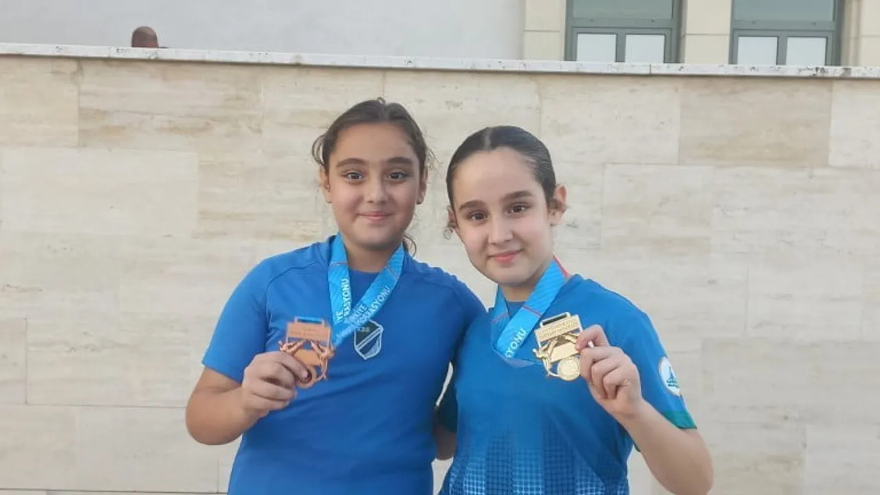Kartepe Belediyespor'un minik yıldız başarısı: 18 madalya ve 75 kulüp içinde 6'ncı