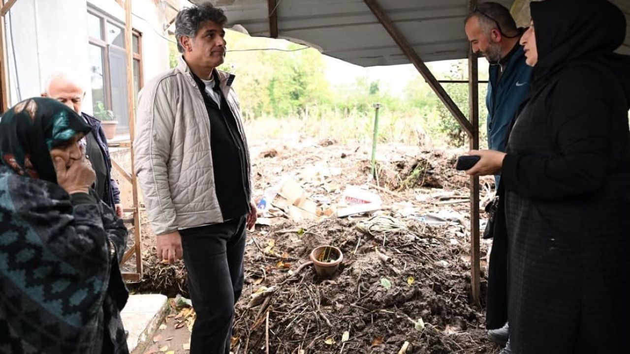 Kartepe'de zarar gören ailelere ziyaret: birlik ve dayanışma vurgusu