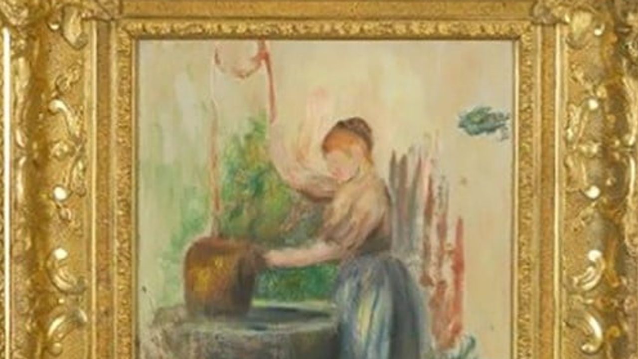 Kayıp Renoir tablolarına bir ay sonra ulaşıldı