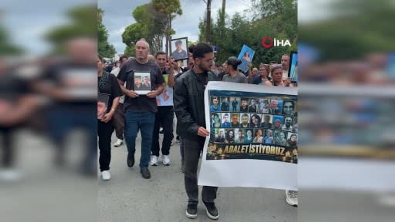 Kayıplar için yürüdüler: aileler Girne limanında Filo Denizcilik'i protesto etti