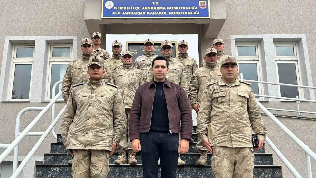 Kaymakam Tutay’dan Alp Jandarma Karakolu’na destek ziyareti