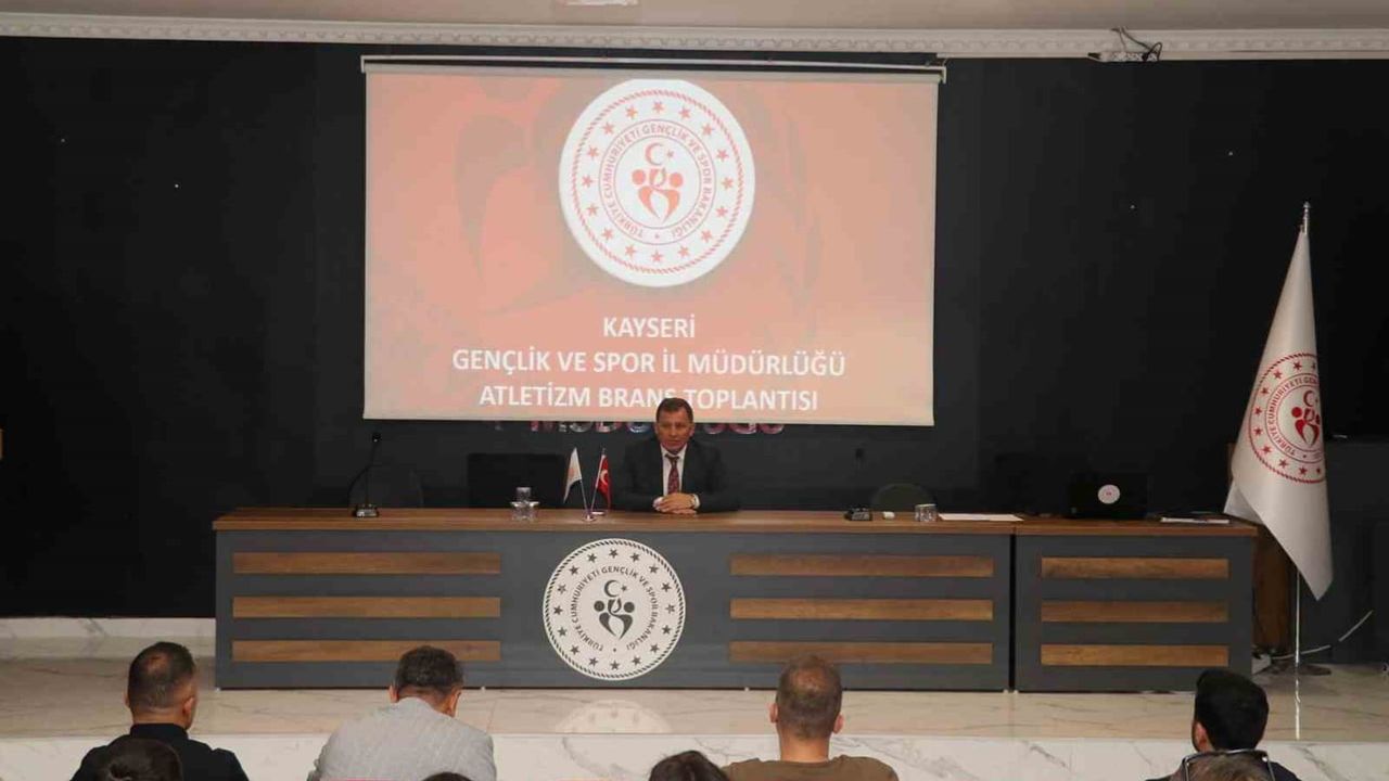 Kayseri'de atletizmin gelişimi plan ve projelerle ele alındı