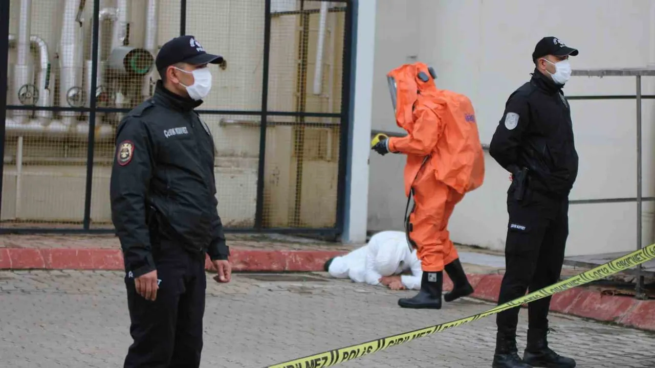 Kayseri'de kimyasal kaza tatbikatı: AFAD koordinesinde saha ve masa uygulaması