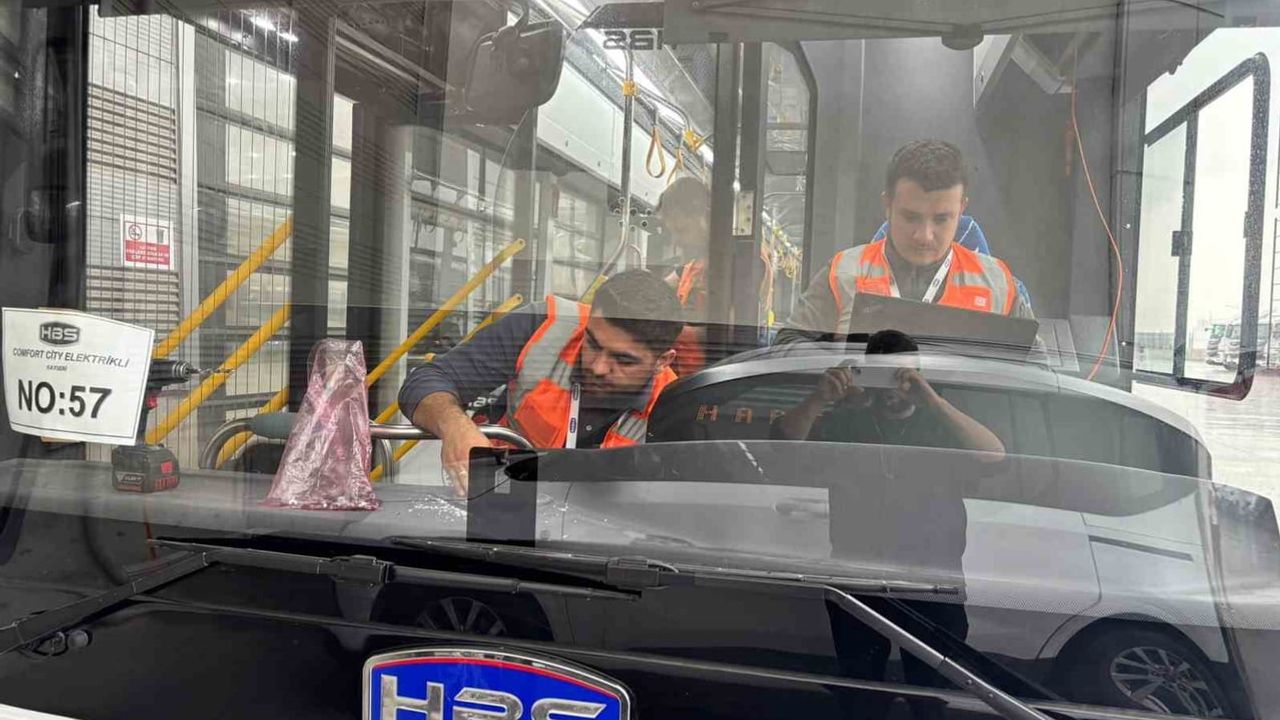 Kayseri'nin toplu ulaşımına elektrikli katkı: 12 yeni otobüs kabul sürecinde