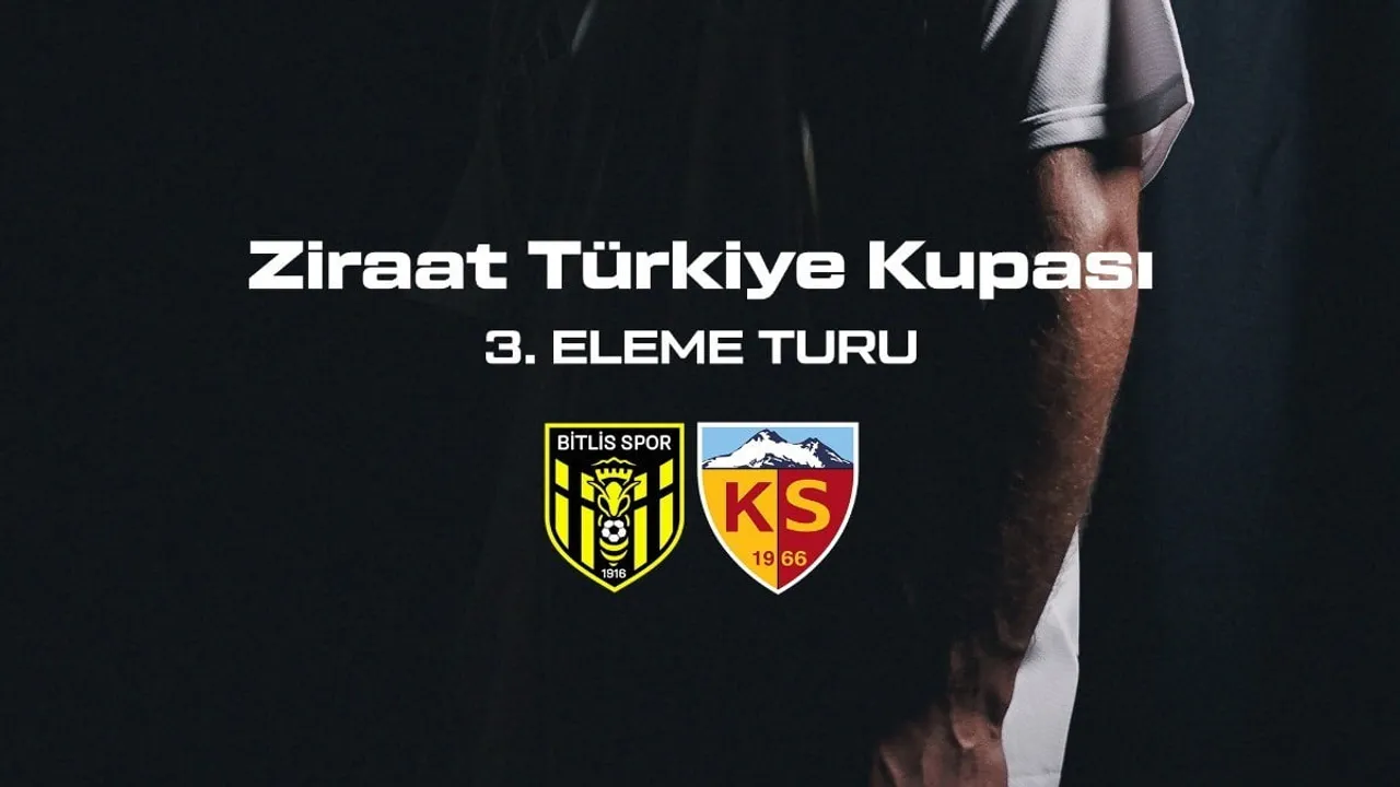 Kayserispor'un tur hedefi: Bitlis 1916 FSK ile zorlu karşılaşma