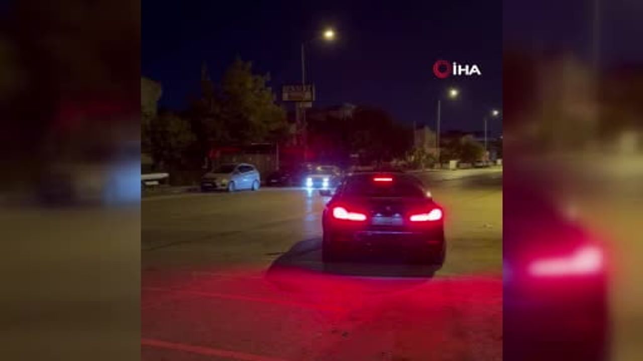 Keçiören'de tehlikeli sürüş görüntüleri sonrası iki kişi gözaltına alındı