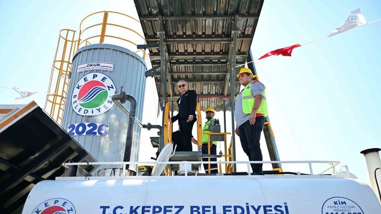 Kepez'in emülsiyon tesisiyle yıllık 30 milyon tasarruf hedefi