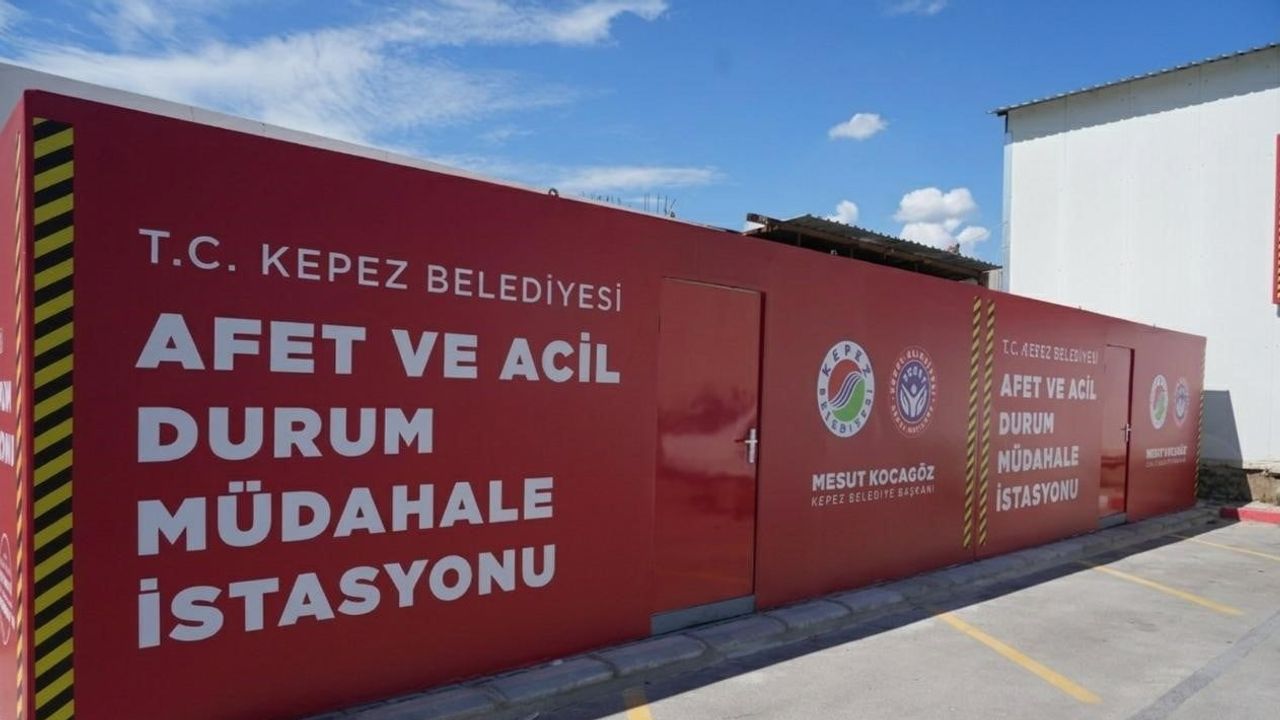 Kepez'te iki yeni afet istasyonu kuruldu, KEPAT'ın müdahale erişimi güçlendi