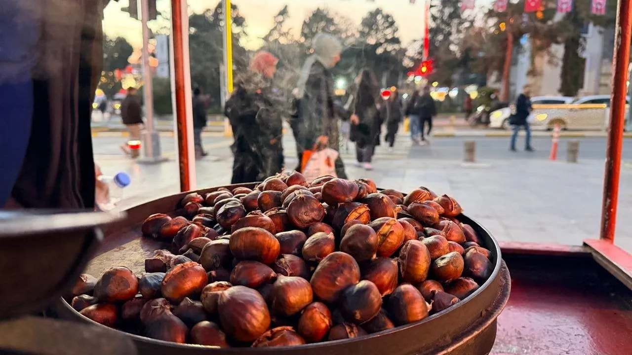 Kestane kokusu Erzincan sokaklarına yayıldı