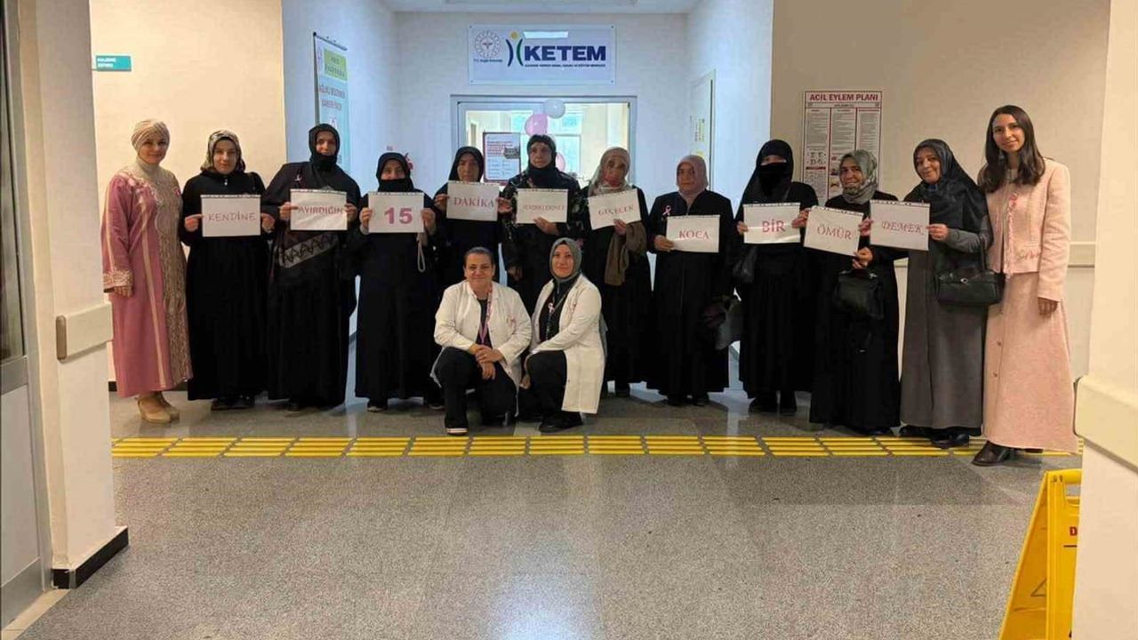 KETEM'de köy sakinlerine yönelik kanser taraması ve bilgilendirme çalışması