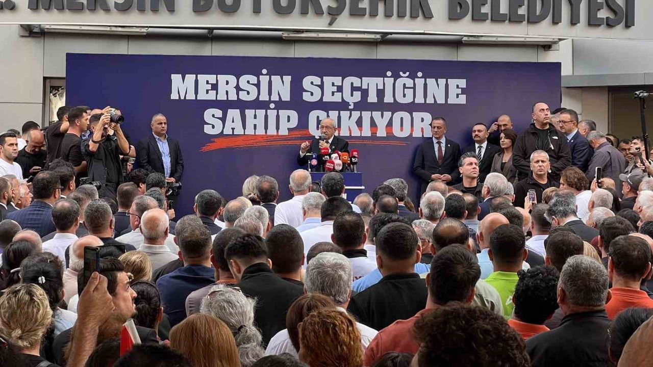 Kılıçdaroğlu Mersin'de çağrı: Seçer derhal görevine dönmeli