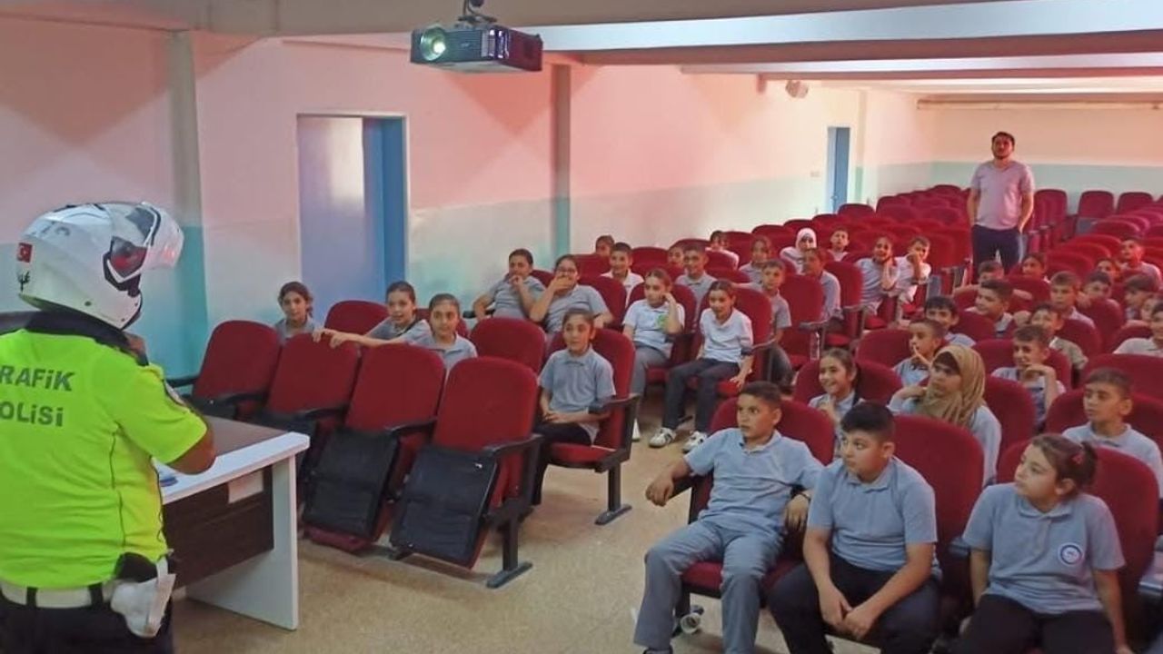 Kilis'te okullarda trafik bilinci güçlendiriliyor