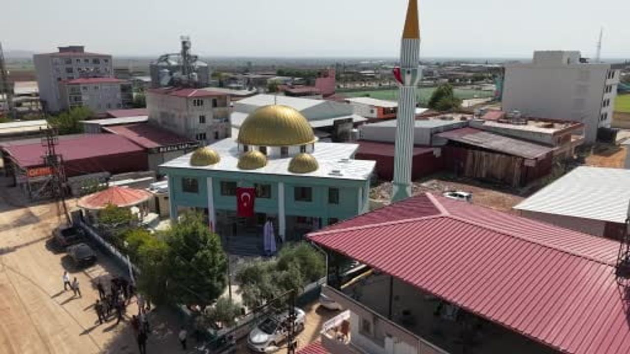 Kırıkhan'da Marangozlar Camii ibadete açıldı