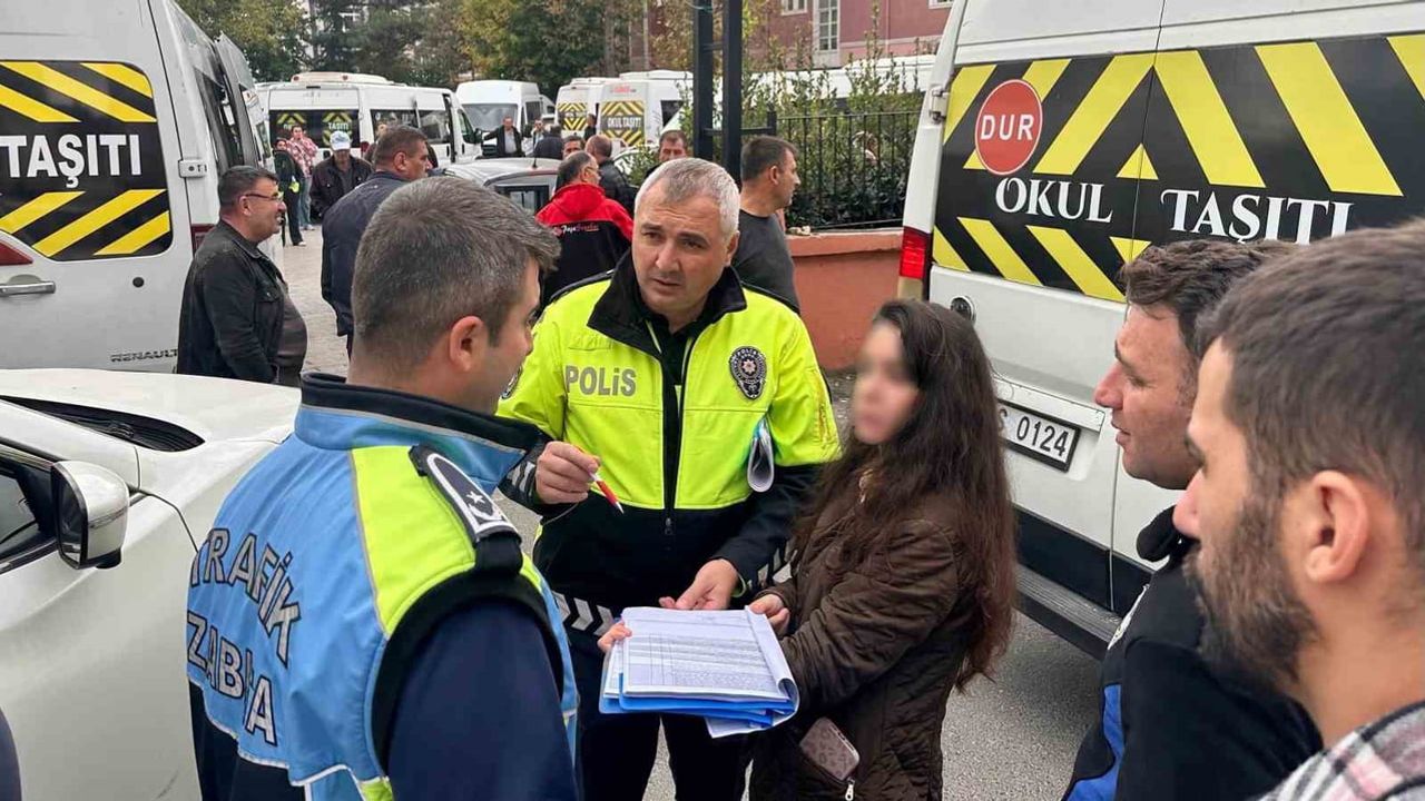 Kırklareli'nde öğrenci servislerinde kapsamlı belge ve güvenlik denetimi