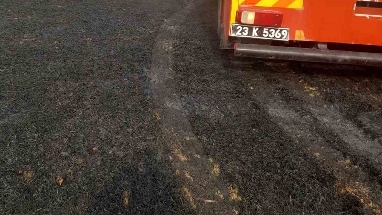 Kırsalda hızla müdahale: Kovancılar Çakırkaş'ta anız yangını kontrol altına alındı
