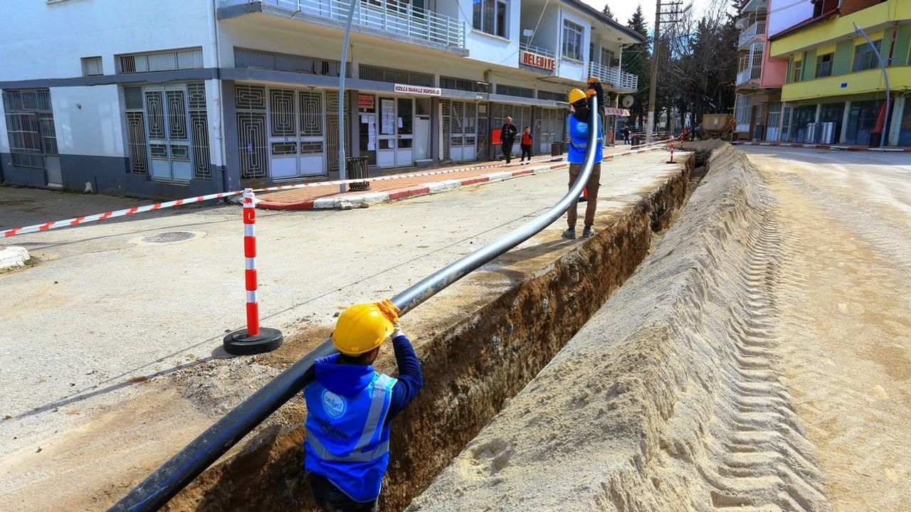 Kızılca'da eski borular tarihe karıştı: 45,3 milyon TL'lik altyapı yenilemesi