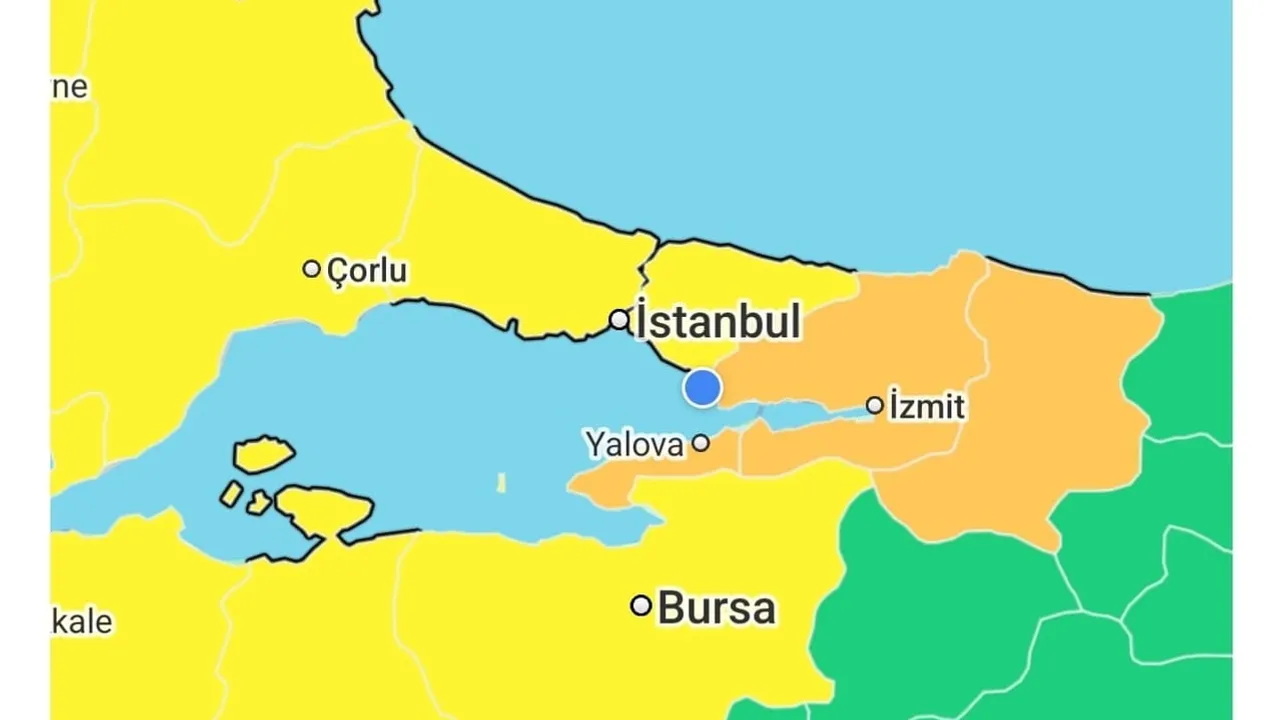 Kocaeli'nde 14-15 ekim'de yer yer çok kuvvetli sağanak bekleniyor