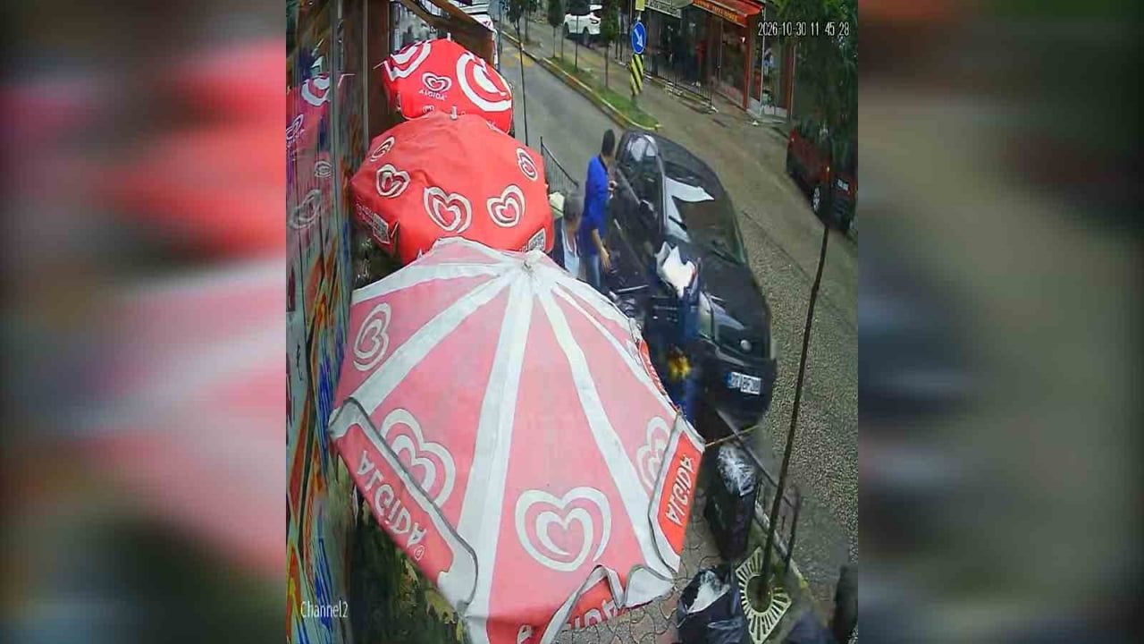 Kontrolü kaybeden sürücünün aracı market önünde tehlike yarattı: Giresun'da üç yaya yaralandı