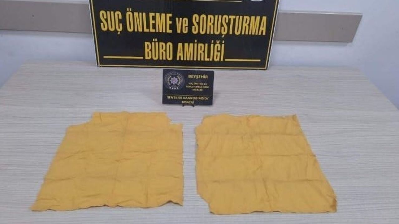 Konya'da koordineli baskın: 12 kilo esrar ve bonzai bulundu, 4 tutuklama