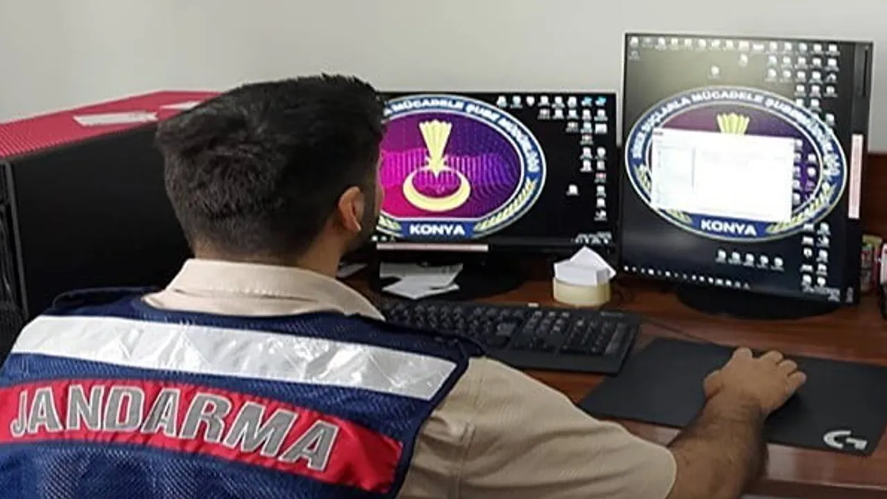 Konya jandarması sanal devriyeyle 40 binden fazla hesabı mercek altına aldı