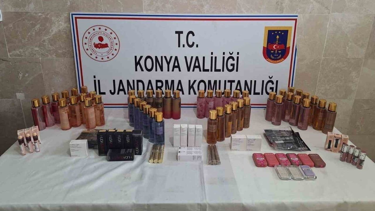 Konya jandarmasının eylül bilançosu: 915 bin liralık kaçak ürün