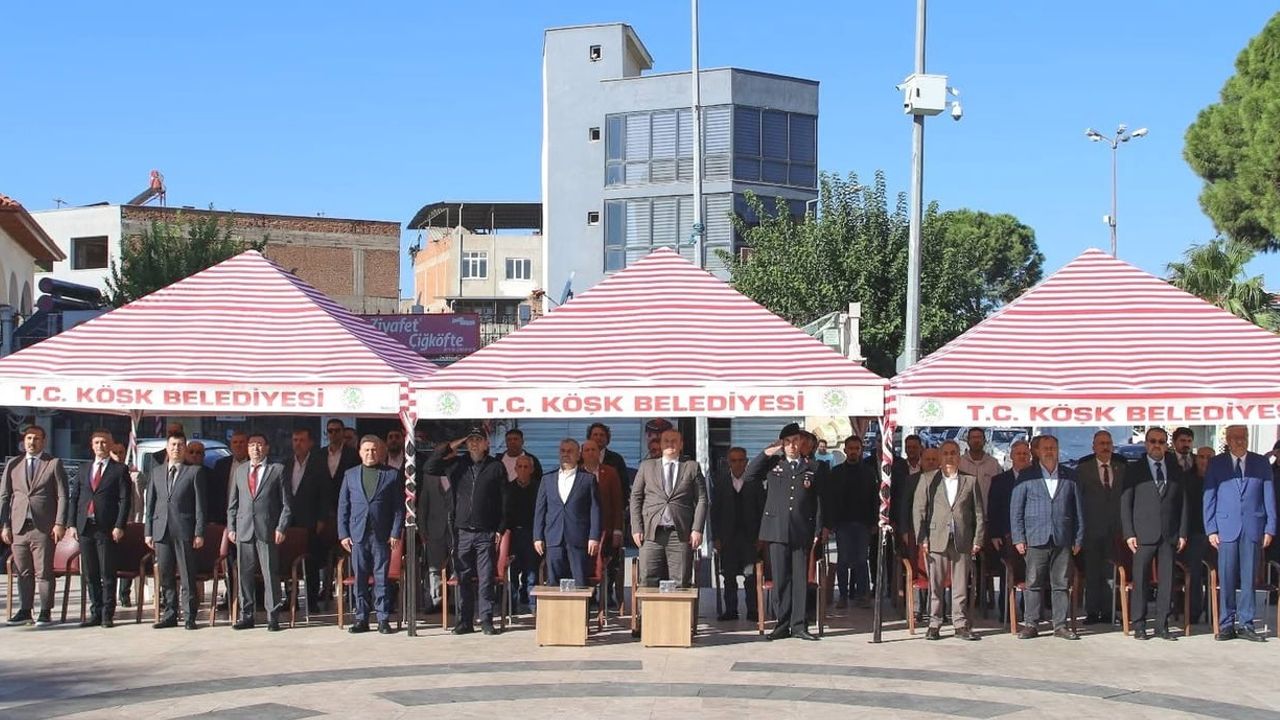 Köşk'te muhtarlar halkın sesi olarak zeybekle buluştu