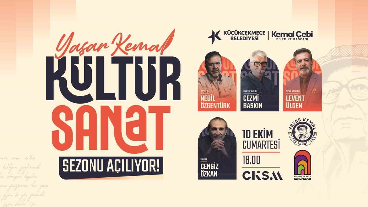 Küçükçekmece'de Yaşar Kemal sezonu: anma, belgesel ve konserler başlıyor