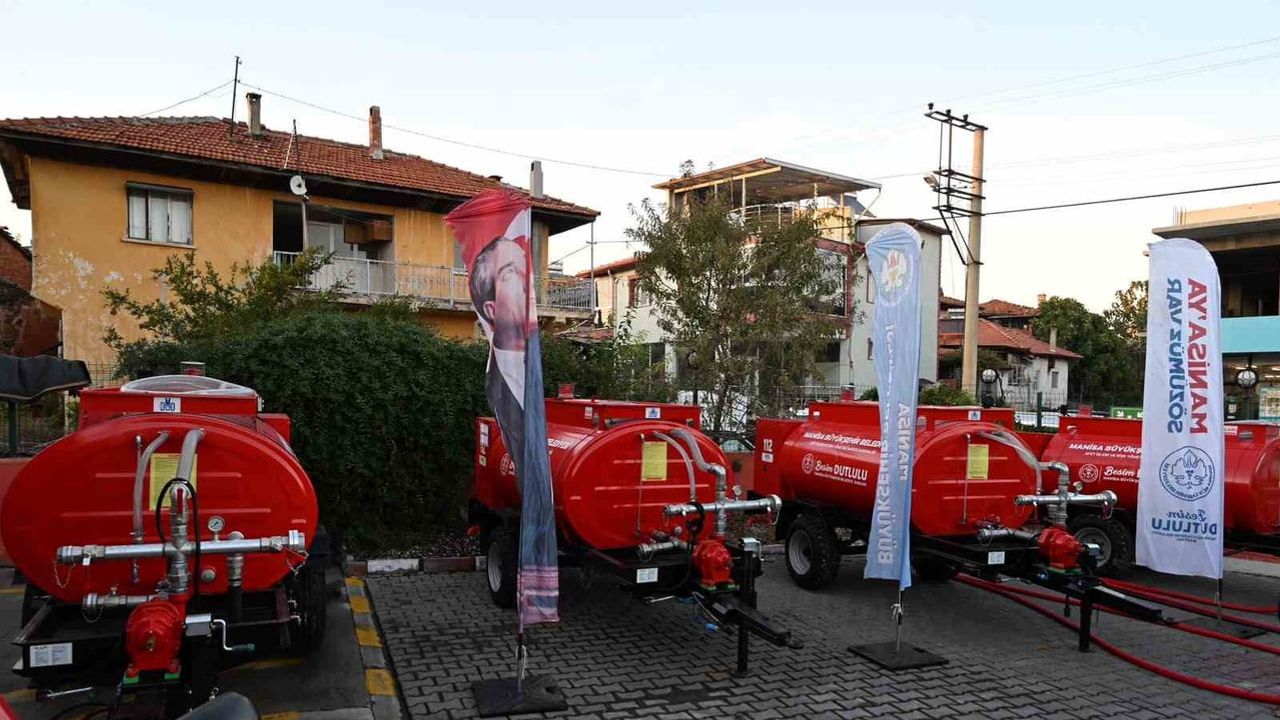 Kula'da kırsal mahallelerin yangınla ilk müdahale kapasitesi güçlendirildi