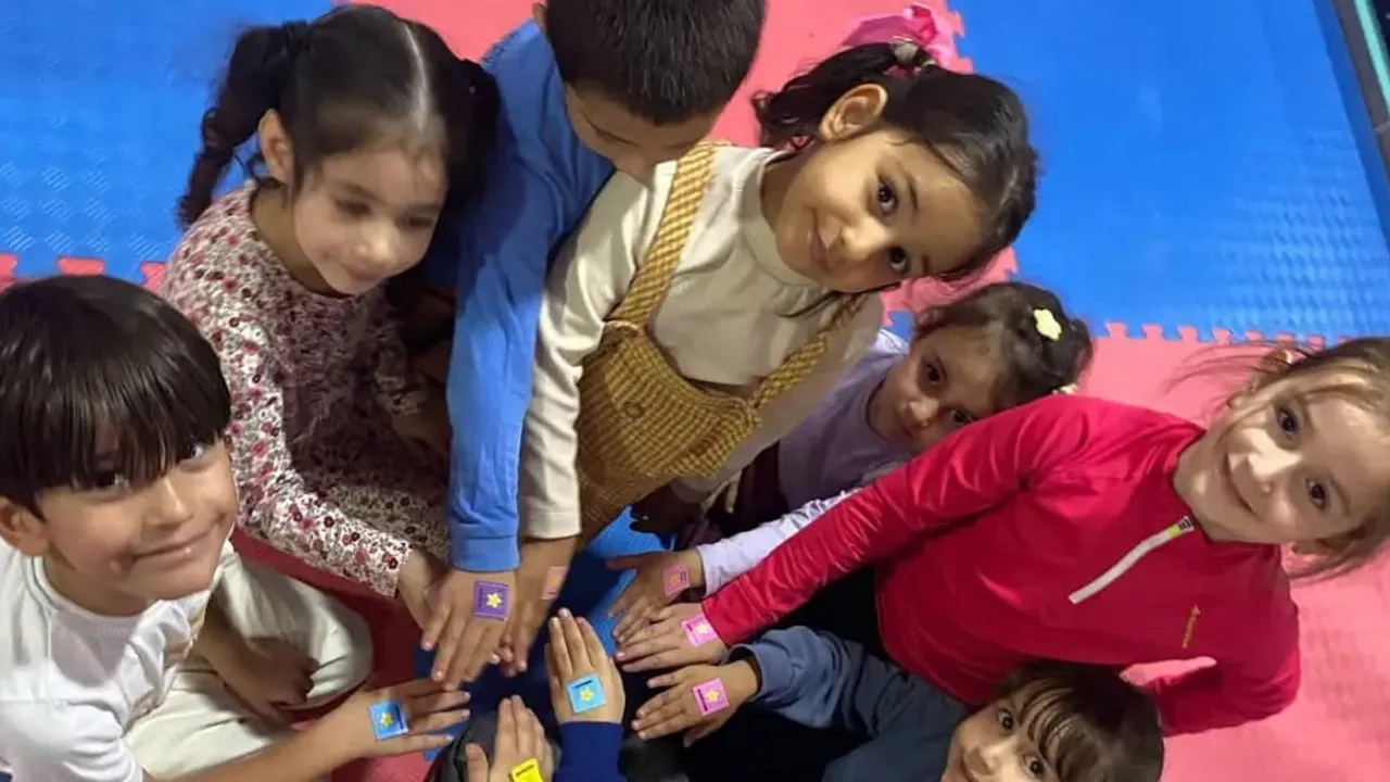 Kültür merkezlerinde Germencik'in minikleri sporu kışa taşıdı