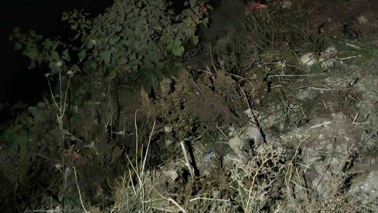 Kumlu'da karanlık yol ihmali: kamyonet dereye uçtu, sürücü konuşamaz hale geldi