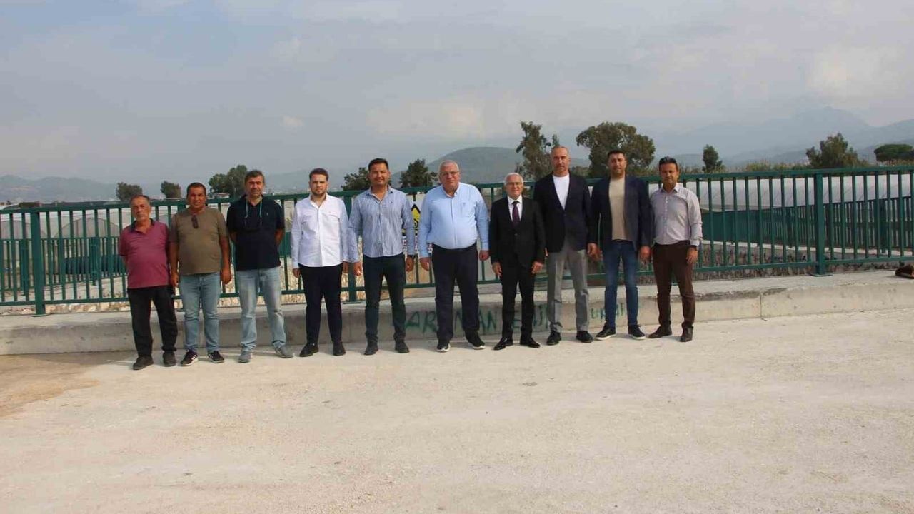 Kumluca’da sel baskınlarını engellemeyi hedefleyen Üleşik Deresi projesinin yüzde 20’si tamamlandı