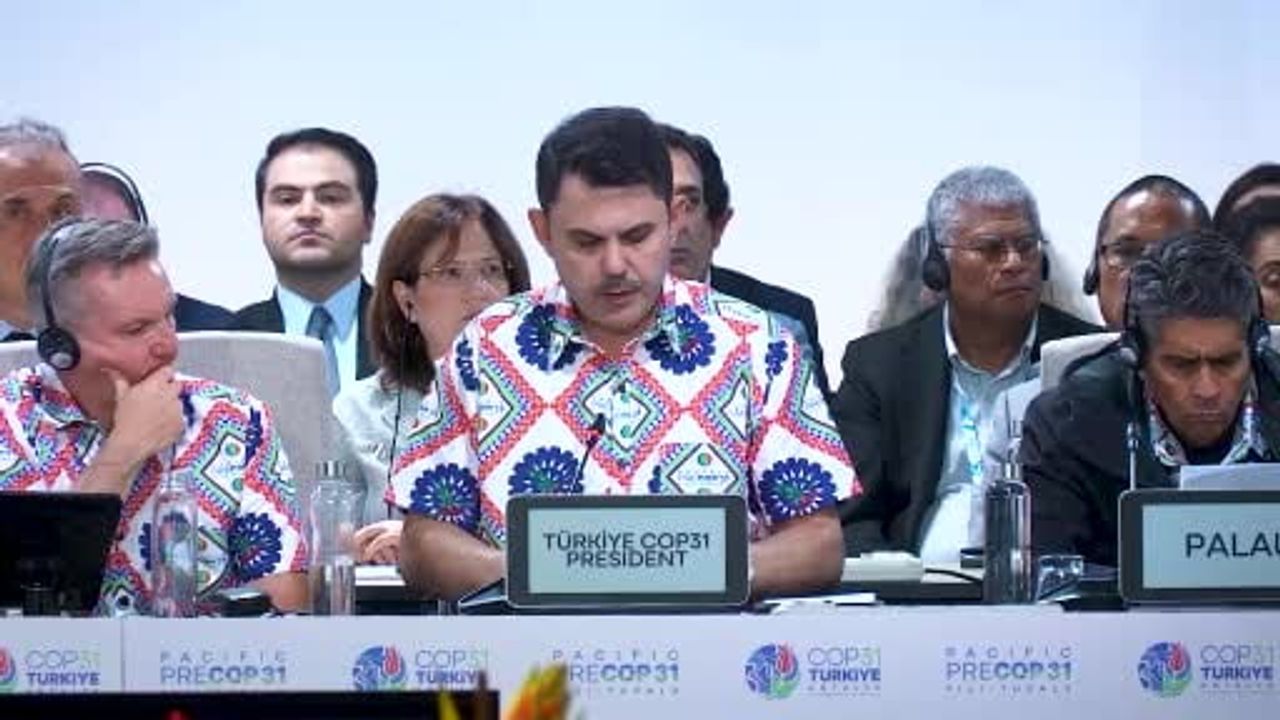 Kurum Pasifik'te uyardı: Antalya'daki COP31 için dünyayı ortak geleceğe çağırdı