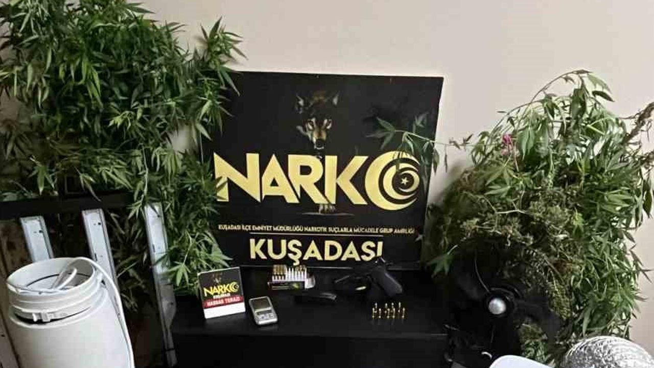 kuşadası'nda narkotik operasyonunda iki şüpheli tutuklandı