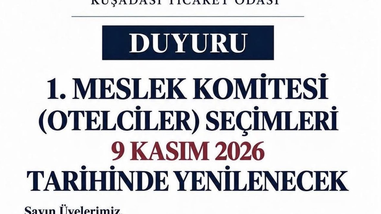 Kuşadası'nda otelciler komitesi yeniden sandıkta