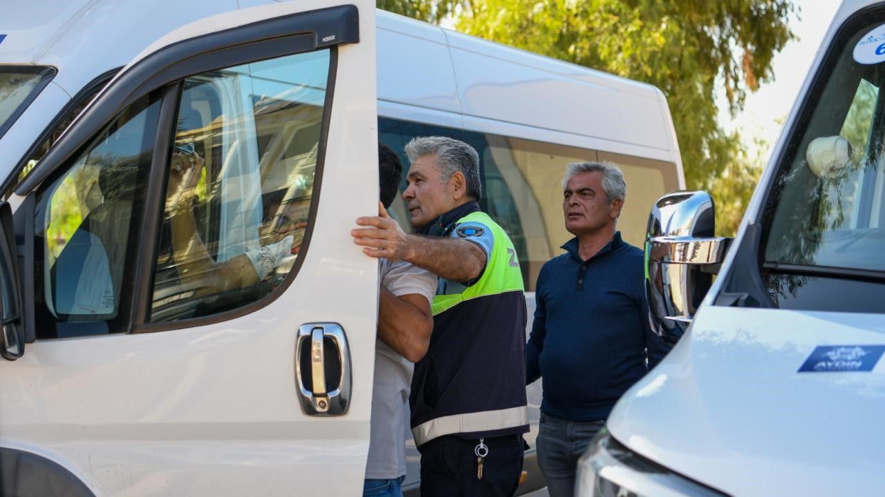 Kuşadası'nda servis araçlarına kapsamlı güvenlik denetimi
