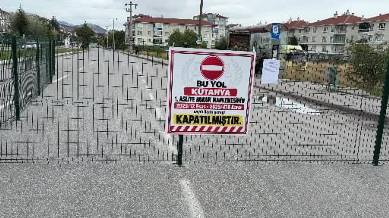 Kütahya'da mahkeme kararı yaşamı değiştirdi: Yunusemre Caddesi'nde ulaşım belirsizliği