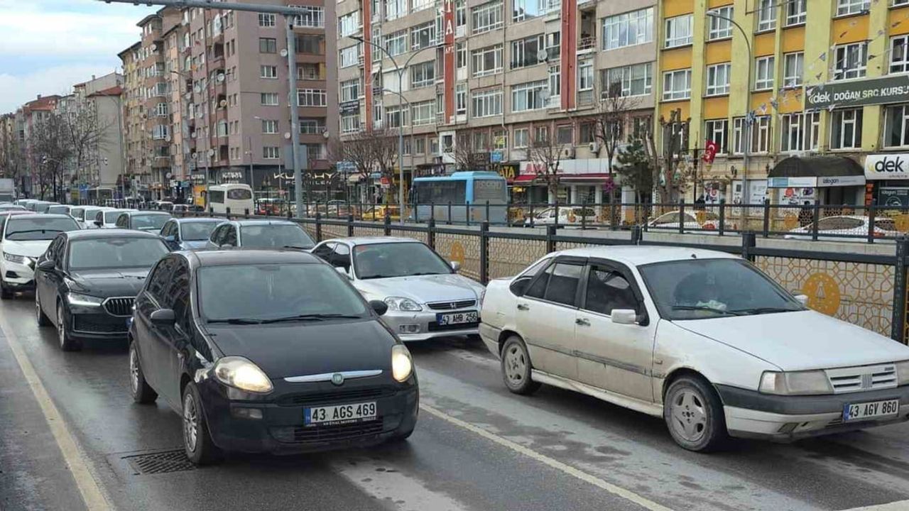 Kütahya’da otomobil artışı ülke ortalamasının gerisinde kaldı
