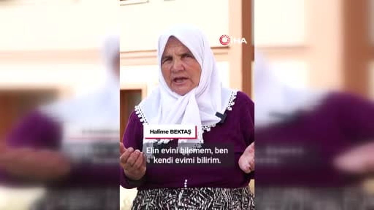 Kütahya Pazarlar'da kentsel dönüşümle yeni evlerine kavuşanların görüntüleri