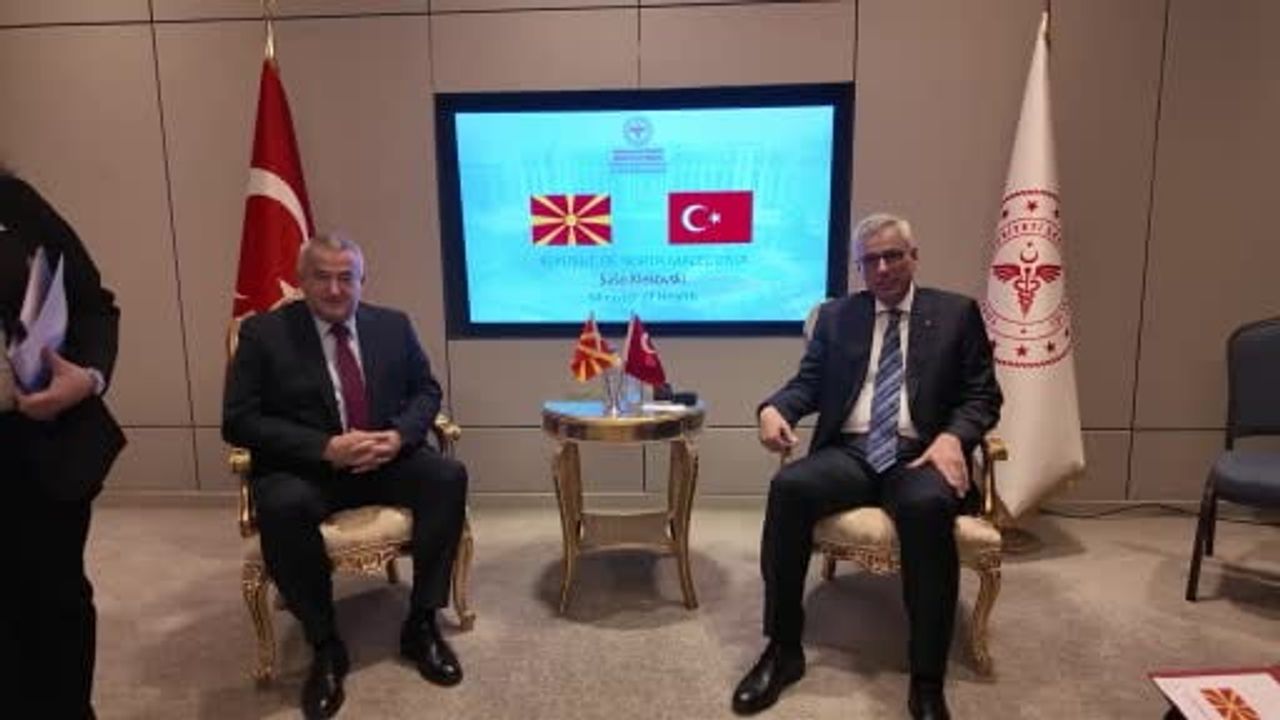 Kuzey Makedonya ile sağlıkta iş birliğini güçlendirecek mutabakat zaptı imzalandı