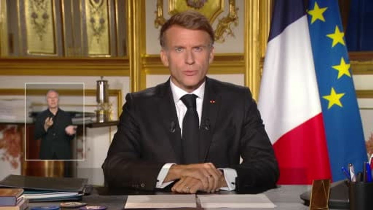 macron: şiddet sorumlularının hesap vermesi ve mağdurlara destek çağrısı
