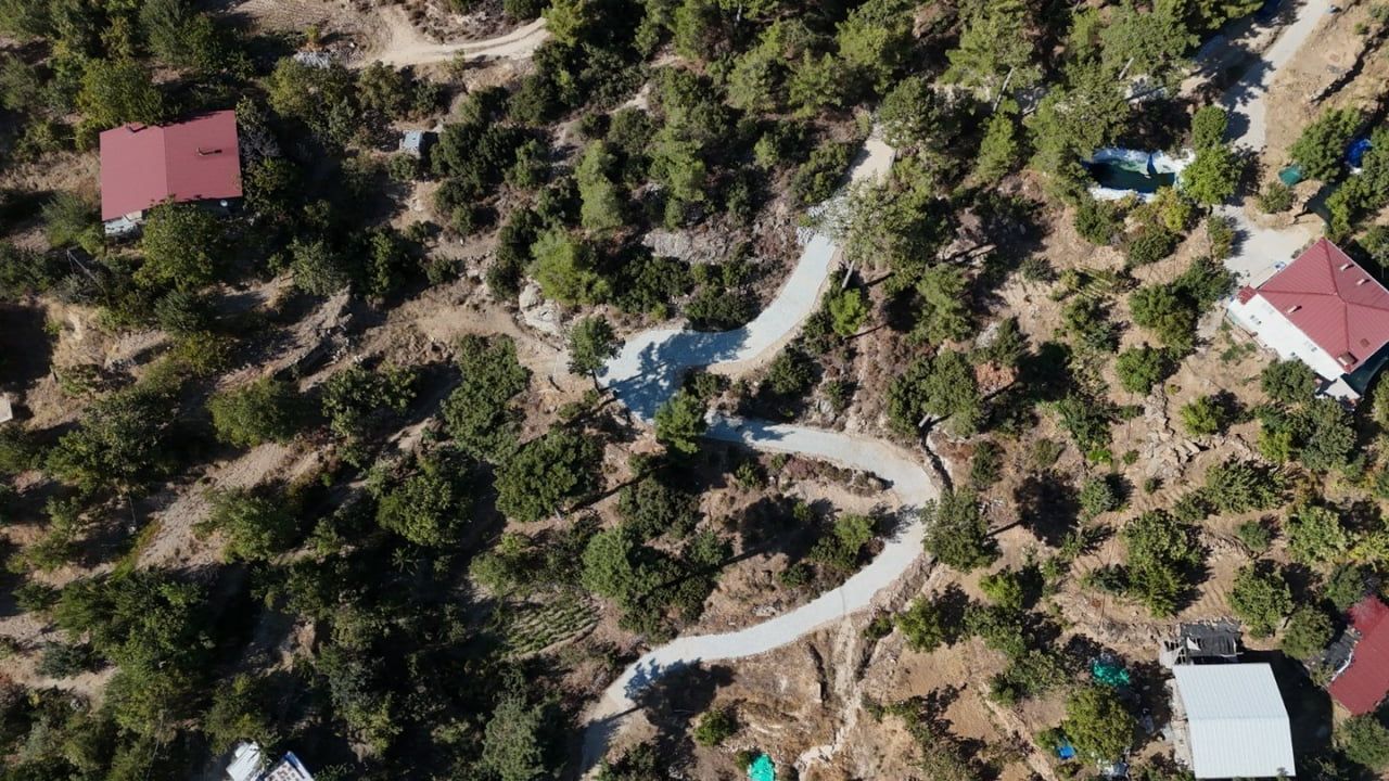 Madran yayla yolunda imeceyle güvenli dönüşüm