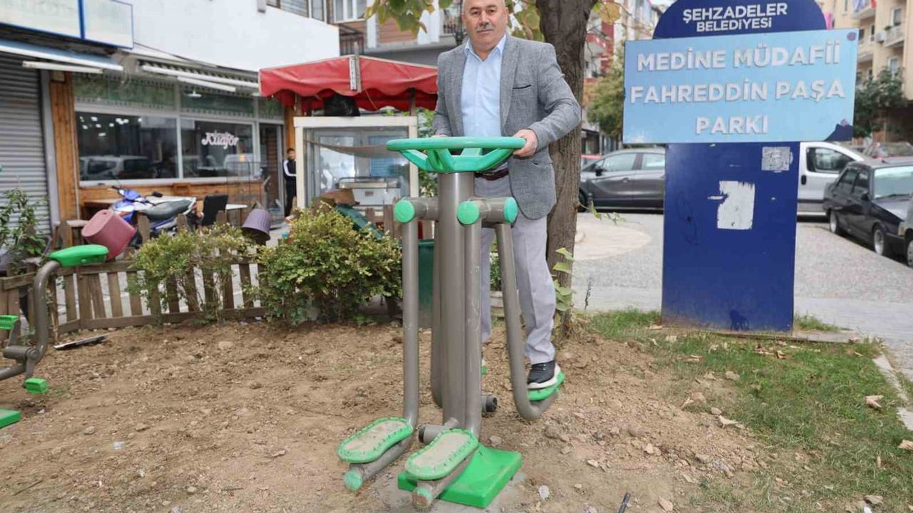 Mahallelinin spor talebi Medine Müdafii Fahreddin Paşa parkında karşılandı
