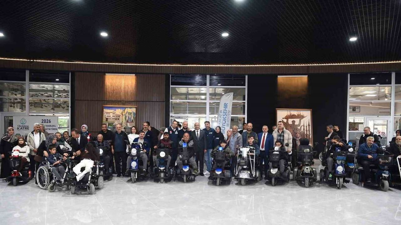Malatya'da 80 akülü sandalye ile engelsiz ulaşım hedefi