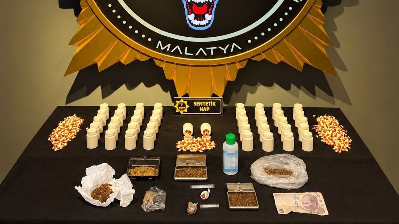 Malatya'da narkotik takibi sonucu 10 kişi tutuklandı